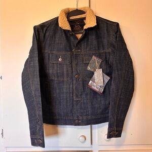 Youth STS Ranchwear riggins Denim coat with Sherpa lining